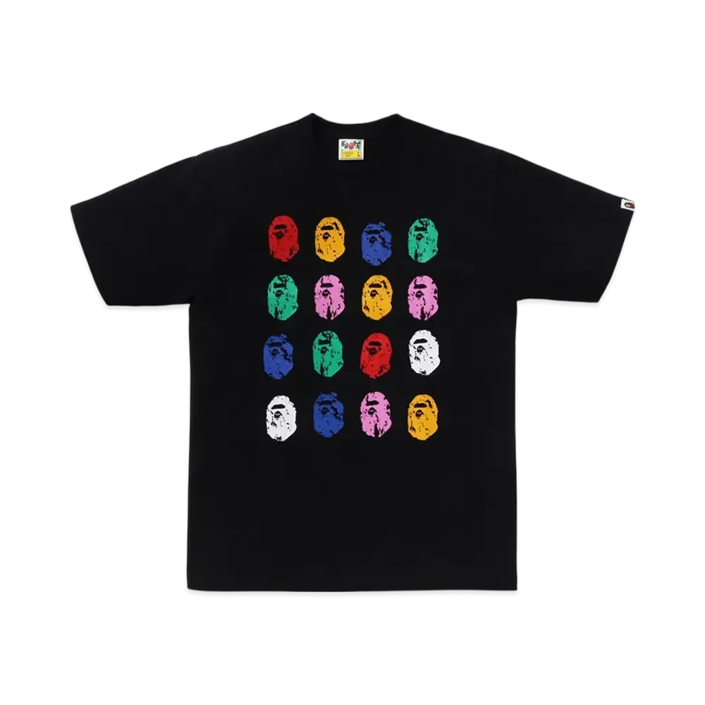 A BATHING APE 32ND Anniv. Ape Head Tee "Black"