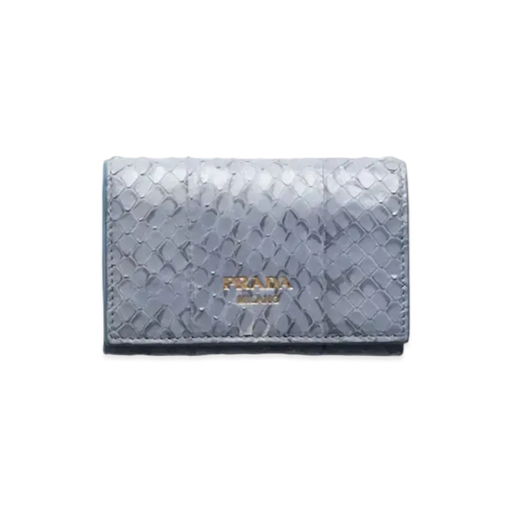 PRADA Ayers Card Holder "Light Blue"