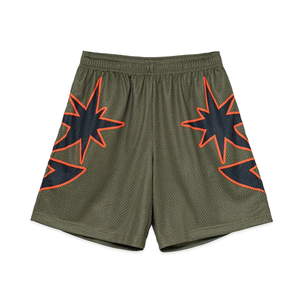 BoTT Big B Logo Mesh Short "Olive"