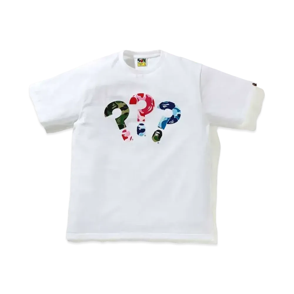 A BATHING APE PUNCTUATION TEE 6 "White"