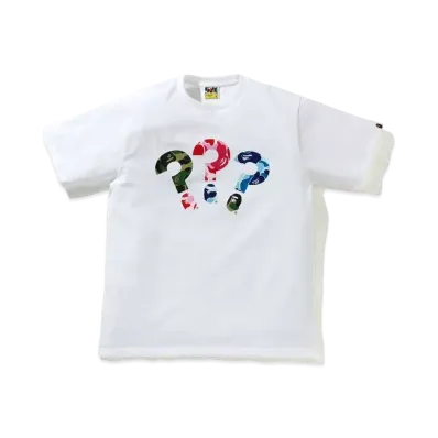 A BATHING APE PUNCTUATION TEE 6 "White"