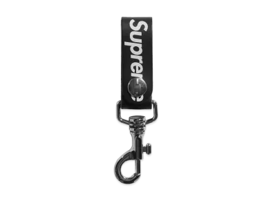 Supreme Leather Key Loop "Black"