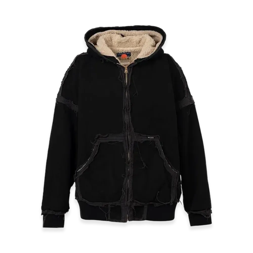 Maison MIHARA YASUHIRO x KAMIYA x blackmeans Deconstructed Zip Parka "Black"
