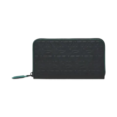 Salvatore Ferragamo Organizer "Tyrone Turquoise/Black"