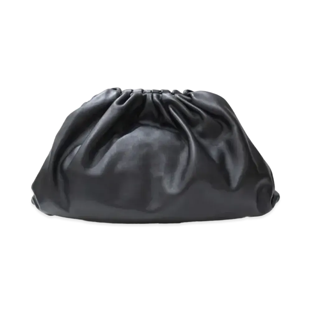 Bottega Veneta Teen Pouch Clutch Bag "Black"