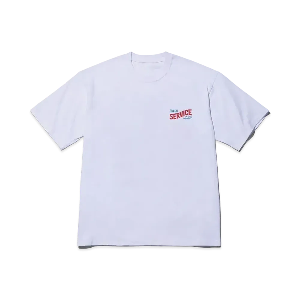 FreshService Corporate Printed S/S Tee All Day All Night "White/Red"