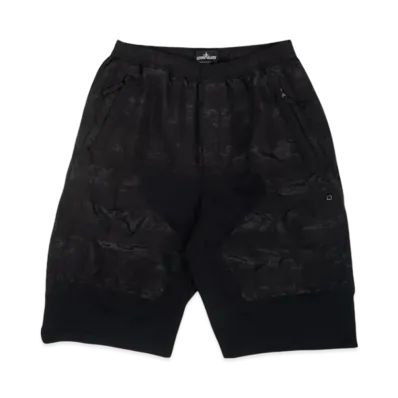 Stone Island Shadow Project L0201 Stripes Nylon Metal Bermuda Shorts - 20SS "Black"