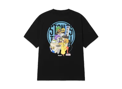 HUF x Stones Throw 30TH Japan Tour Tee "Black"