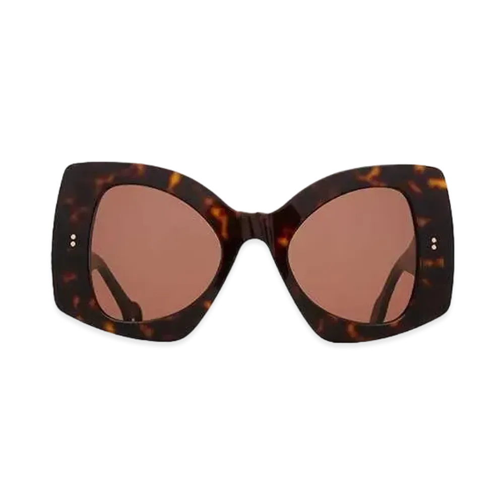JW ANDERSON JWA04 Twister Sunglasses "Medium Tortoiseshell"