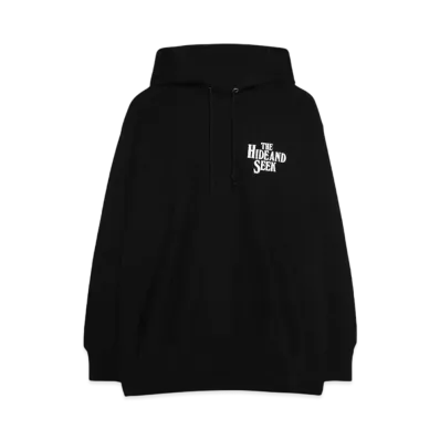 Hide and Seek The H&S Hooded Sweat Shirt(24aw) "BLACK/WHITE"