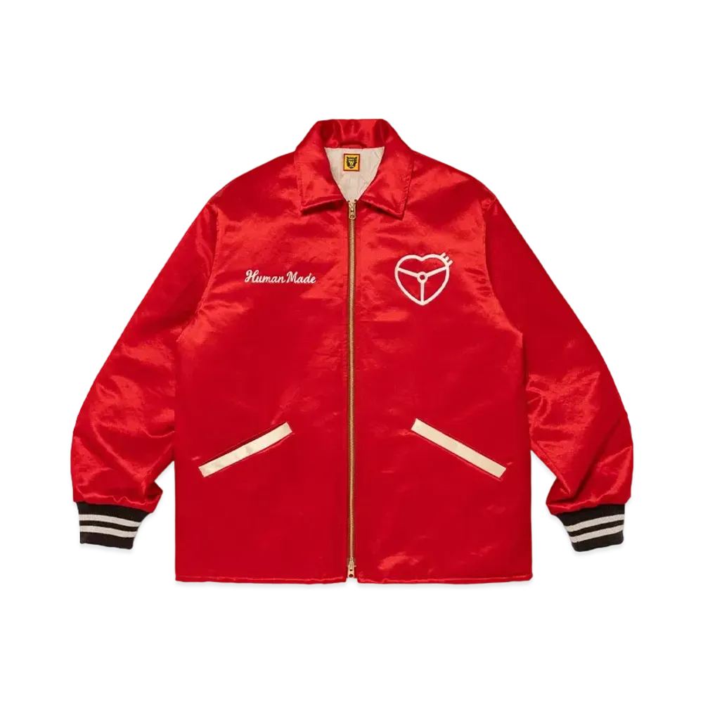 HUMAN MADE Satin Jacket "Red"