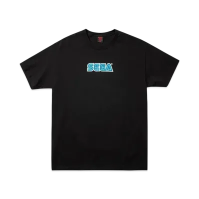 Geeks Rule x SEGA Company Logo Silkscreen Printing T Shirt "Black"