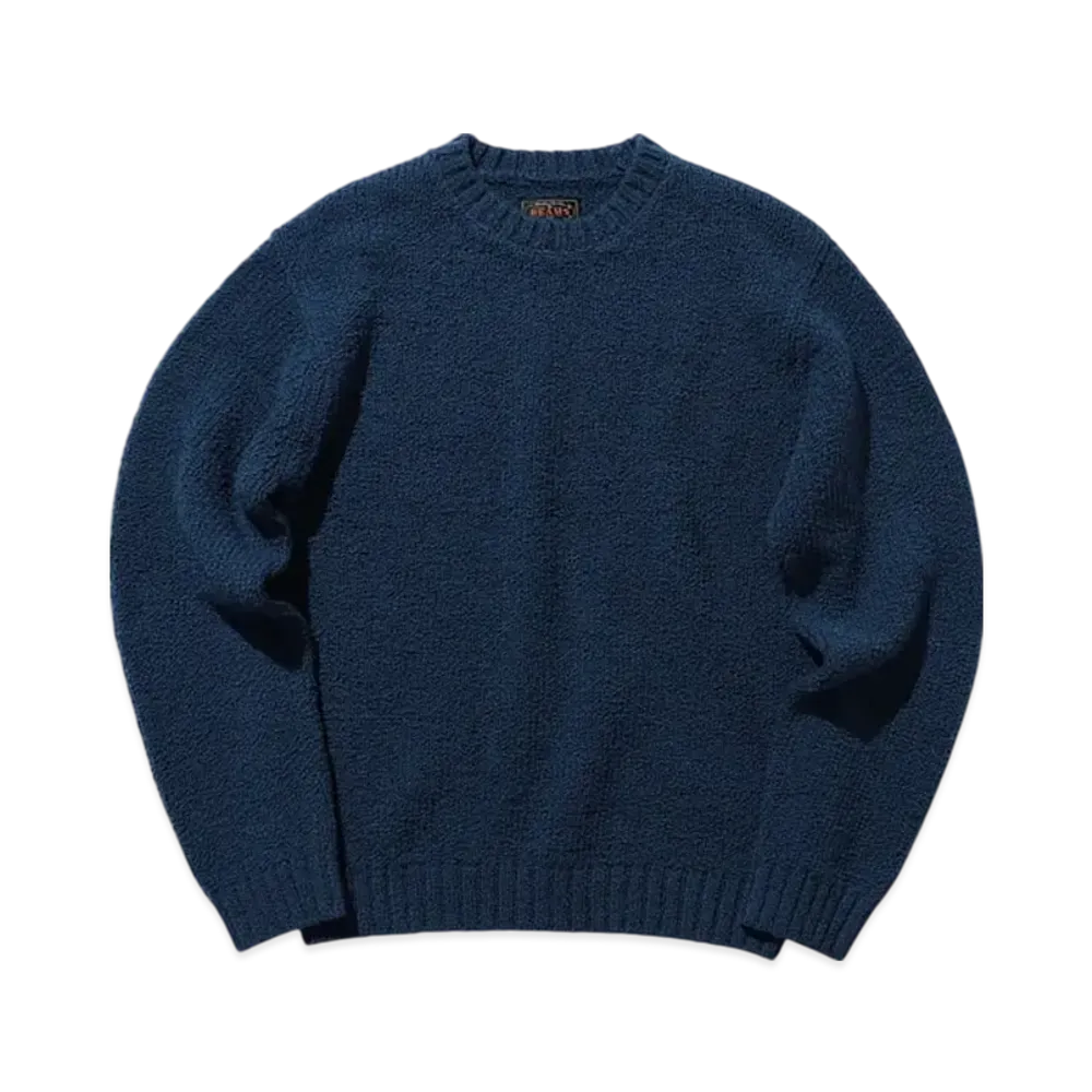 BEAMS Crew Corkscrew Yarn 3G "Blue"
