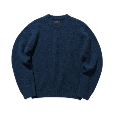 BEAMS Crew Corkscrew Yarn 3G "Blue"
