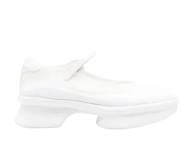 PRADA Women's Mesh Ballerinas "White"