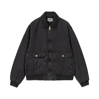 Carhartt Wip Stanton Jacket "Black/Black(Stone Dyed)"