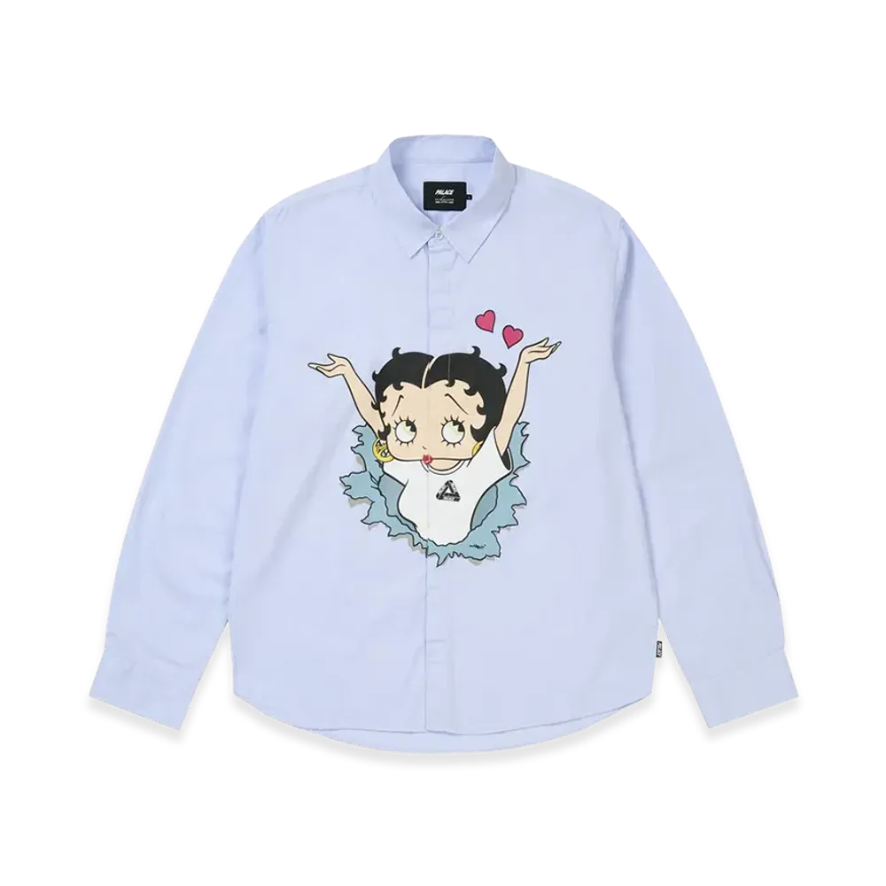 PALACE x Betty Boop Shirt "Baby Blue"