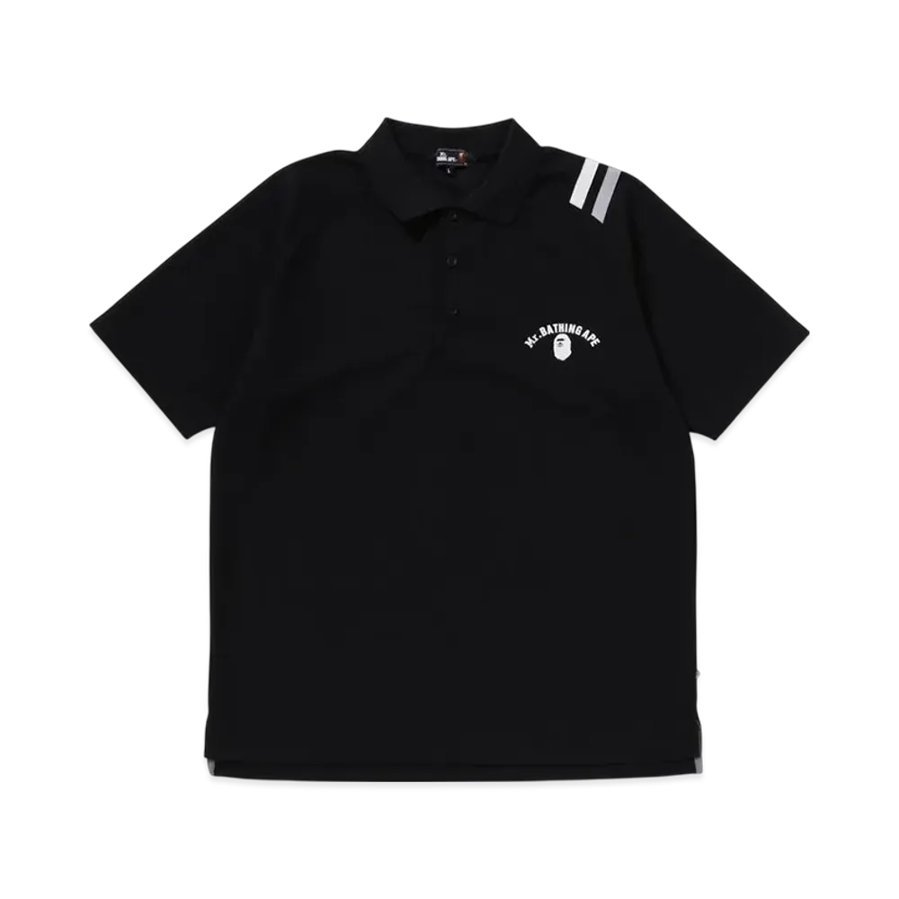 A BATHING APE Tennis Polo Shirt "Black"