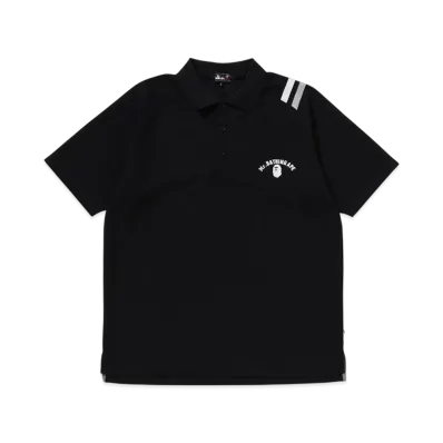 A BATHING APE Tennis Polo Shirt "Black"