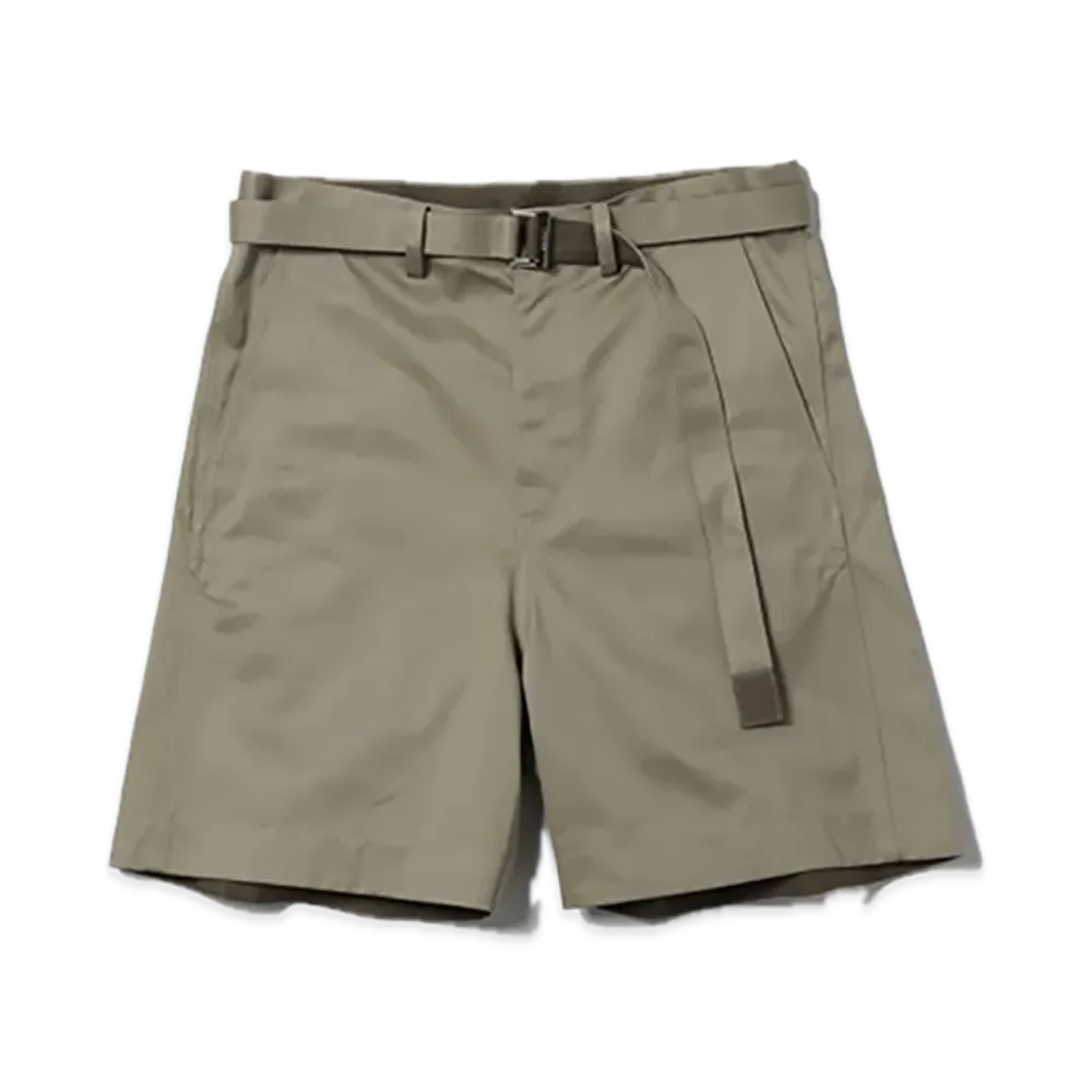 sacai Cotton Chino Shorts "Beige"