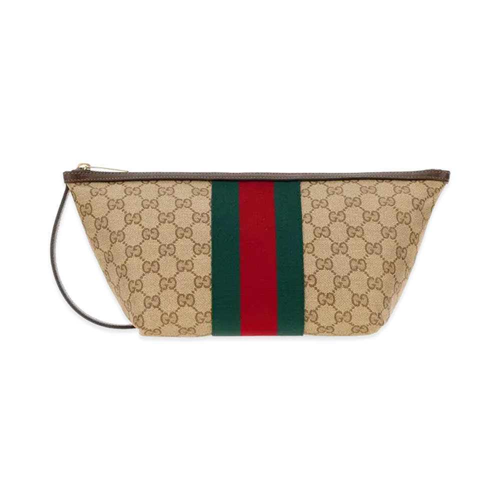 GUCCI GG Mini Web Cosmetic Case "Bordeaux"