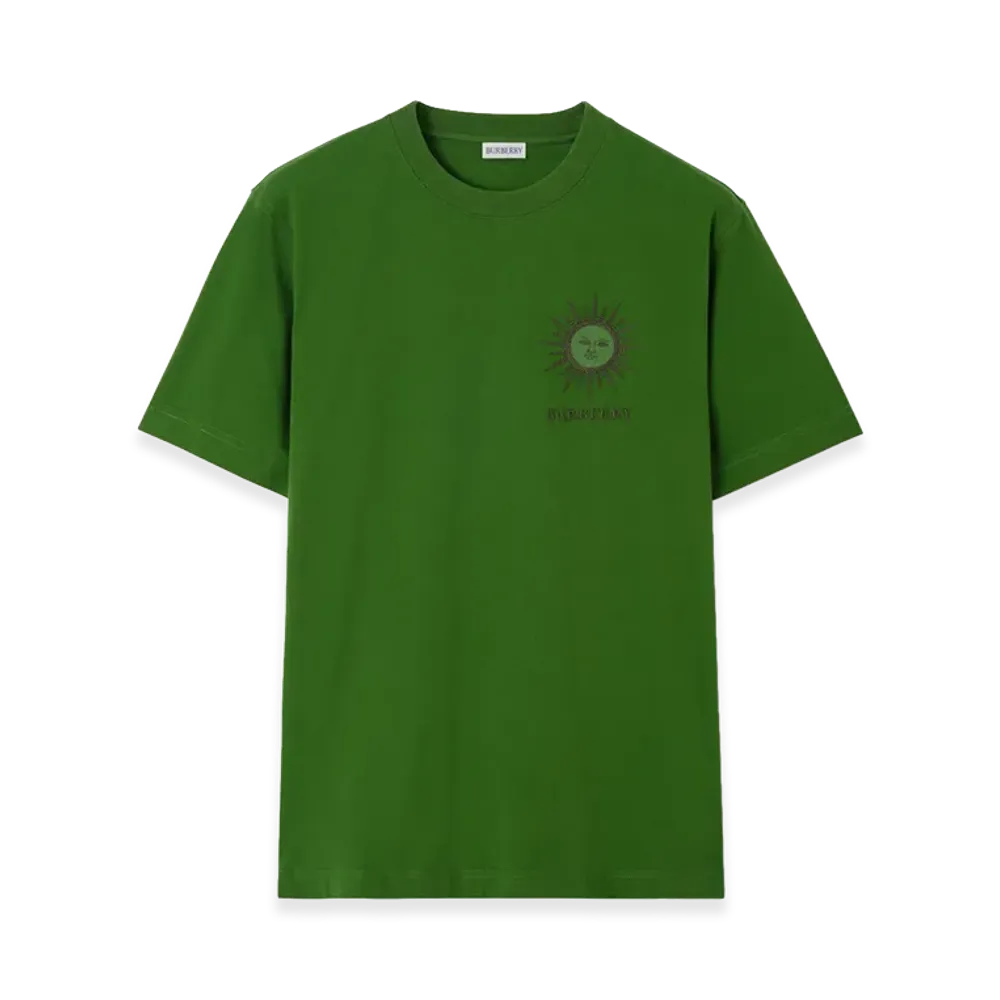 Burberry Sun Cotton Tee "Samphire Green"