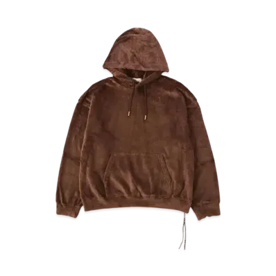 mastermind WORLD Boxy Sherpa Hoodie "Brown"