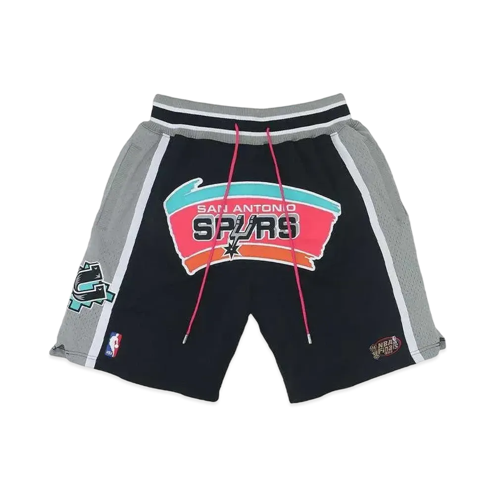 Just Don San Antonio Spurs Shorts "Black"