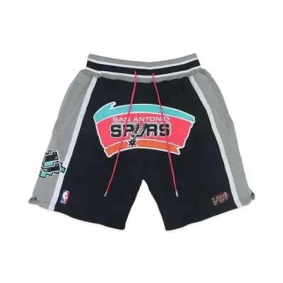 Just Don San Antonio Spurs Shorts "Black"