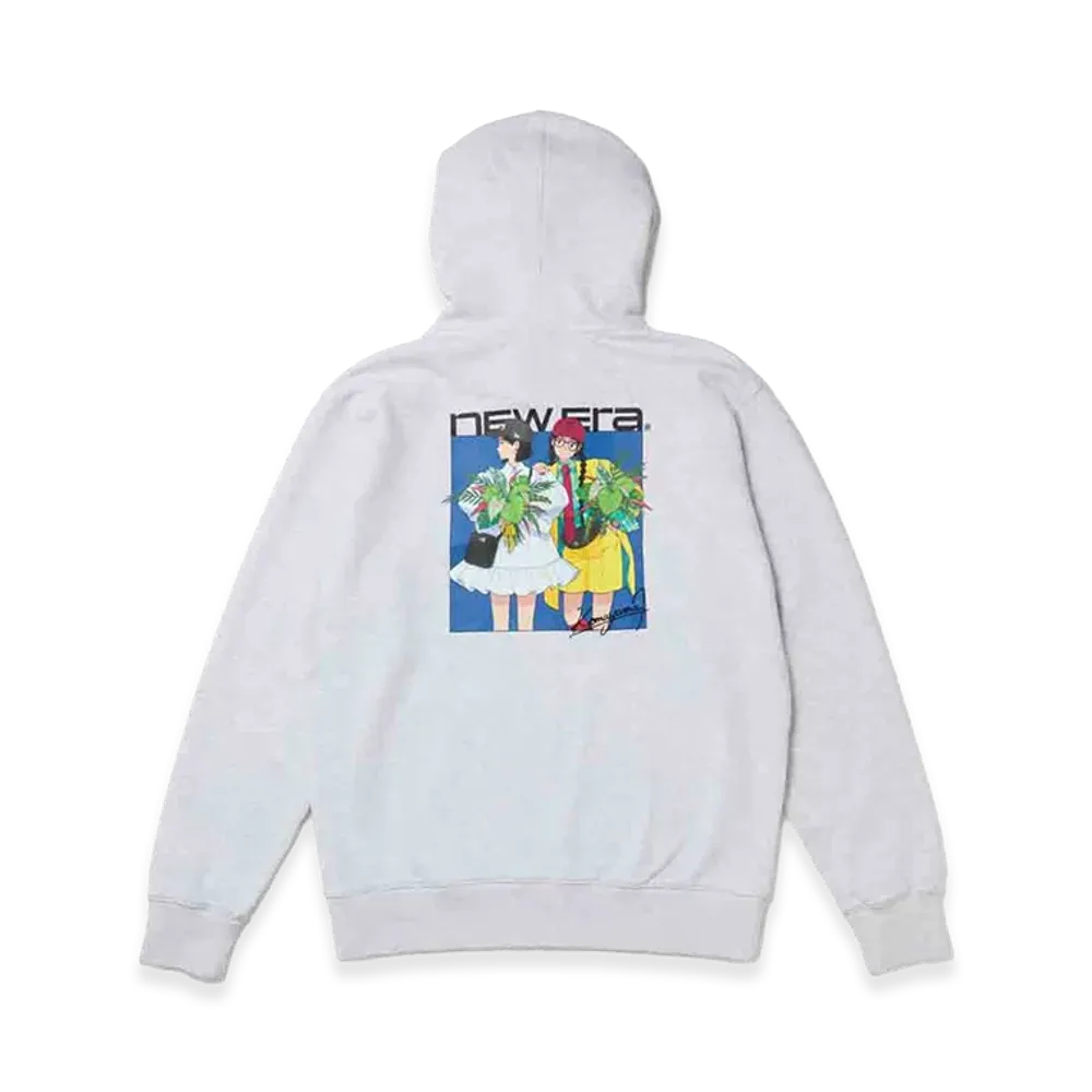 NEW ERA x Illustrators Collection Sweat Pullover Hoodie Akira Komayama "Ash Gray"