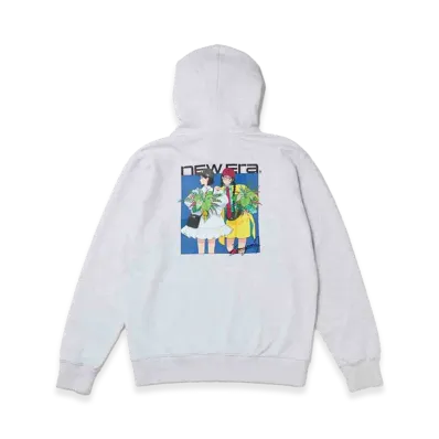 NEW ERA x Illustrators Collection Sweat Pullover Hoodie Akira Komayama "Ash Gray"