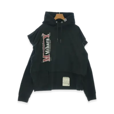 Maison MIHARA YASUHIRO T-shirt Docking Hoodie "Black"