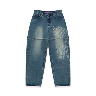 BlackEyePatch Dogtag Extra Baggy Jeans "Indigo"