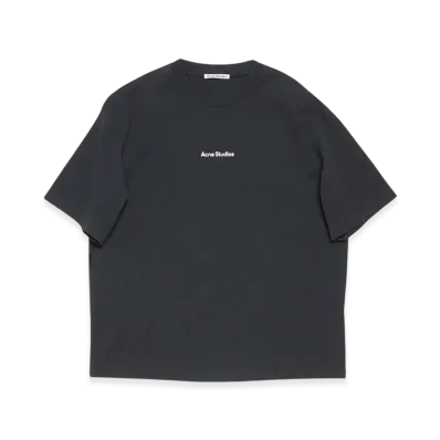 Acne Studios Stamp Logo Relaxed Fit T-Shirt "Black"