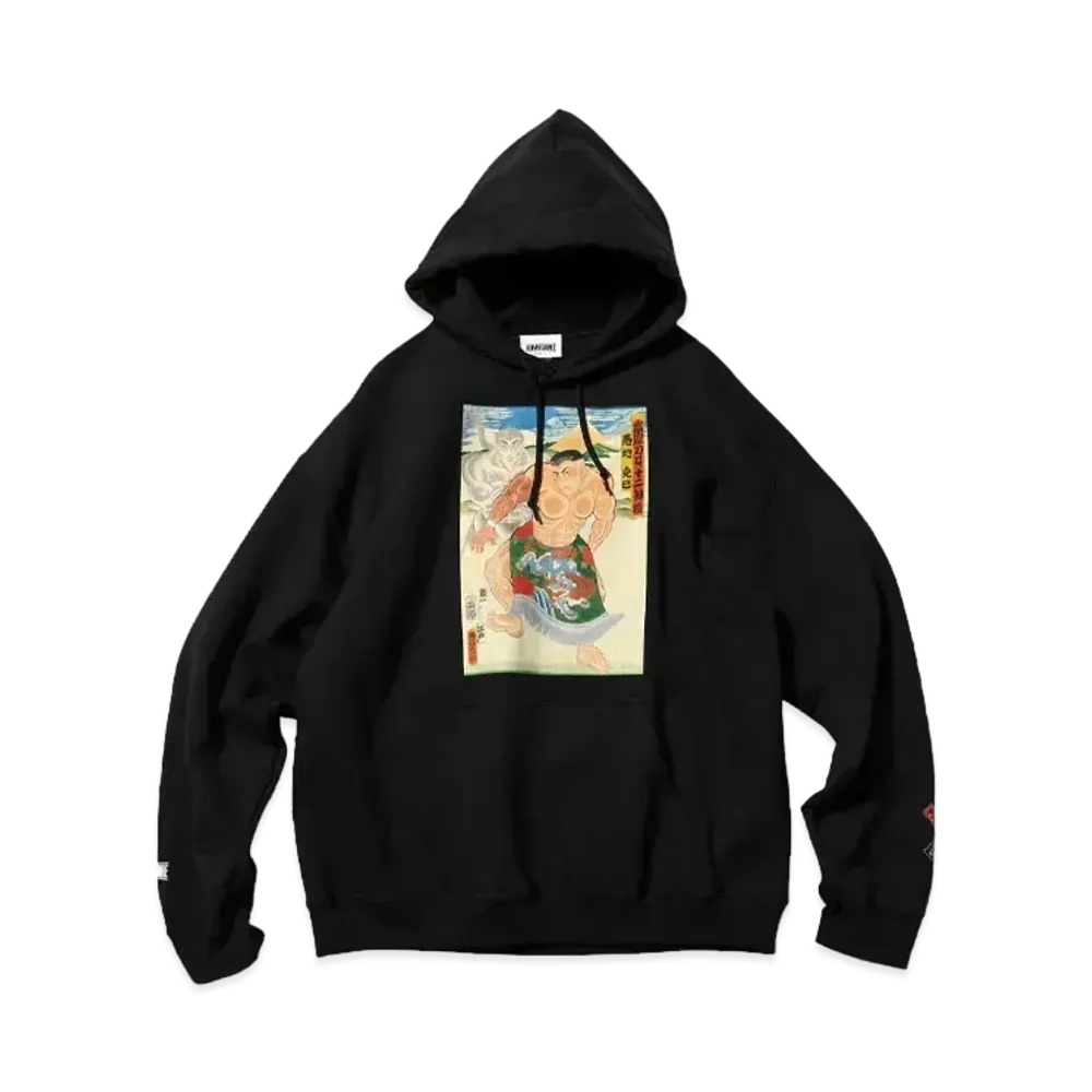 HOME GAME x グラップラー刃牙 x PANCRASE x THREE TIDES HOODIE "BLACK"