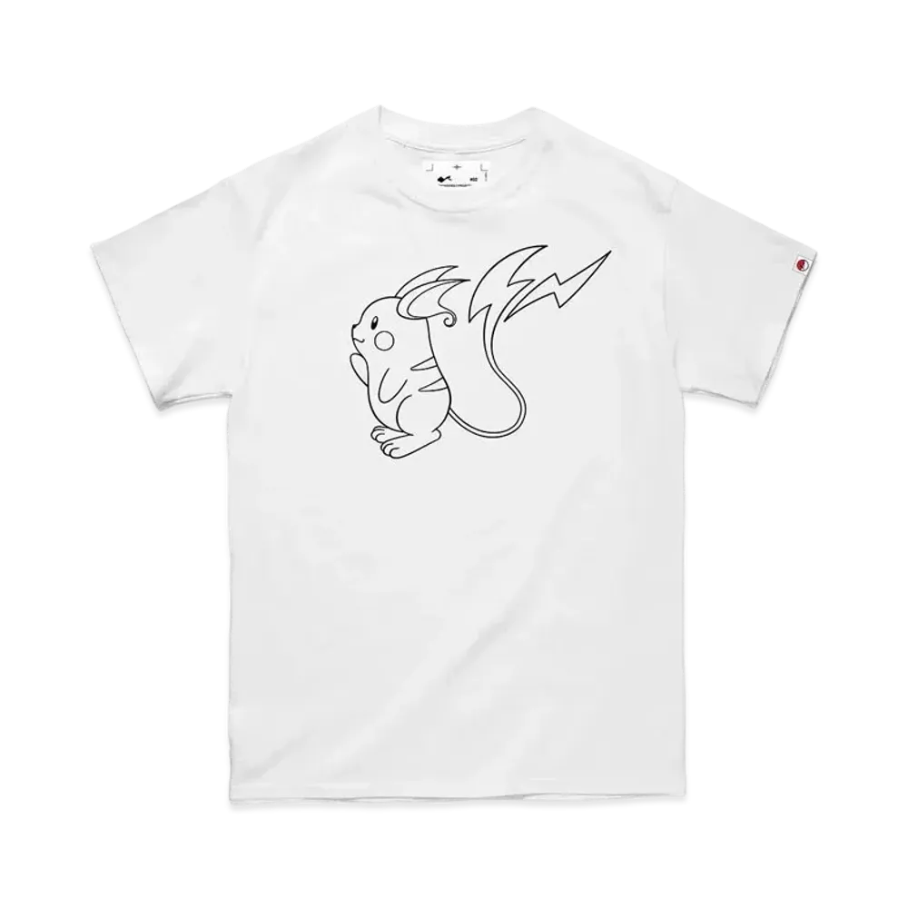 FRAGMENT x POKEMON THUNDERBOLT PROJECT RAICHU T-SHIRT "White"