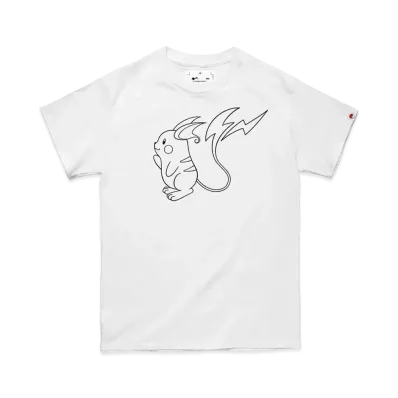 FRAGMENT x POKEMON THUNDERBOLT PROJECT RAICHU T-SHIRT "White"