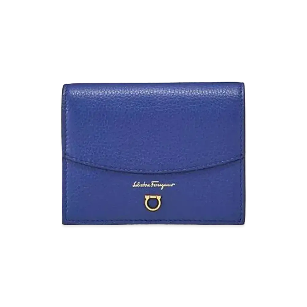 Salvatore Ferragamo Gancini Coin Purse "Pacific Ocean Blue"