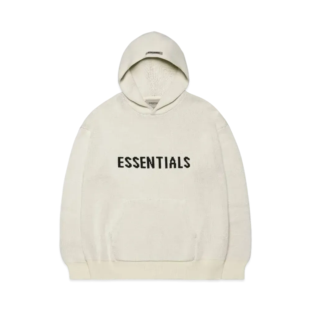 FEAR OF GOD ESSENTIALS Knit Hoodie "Cream"