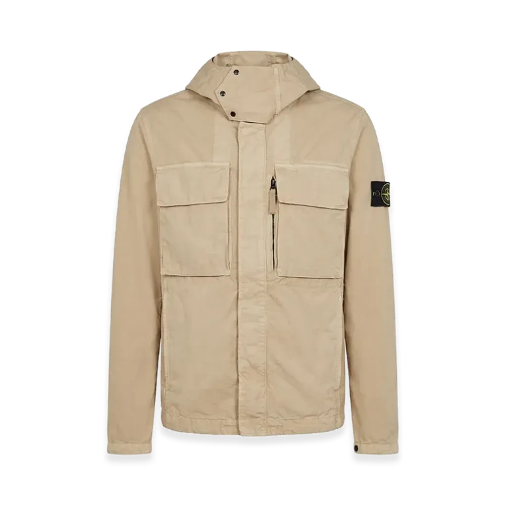 Stone Island Coats White "Beige"