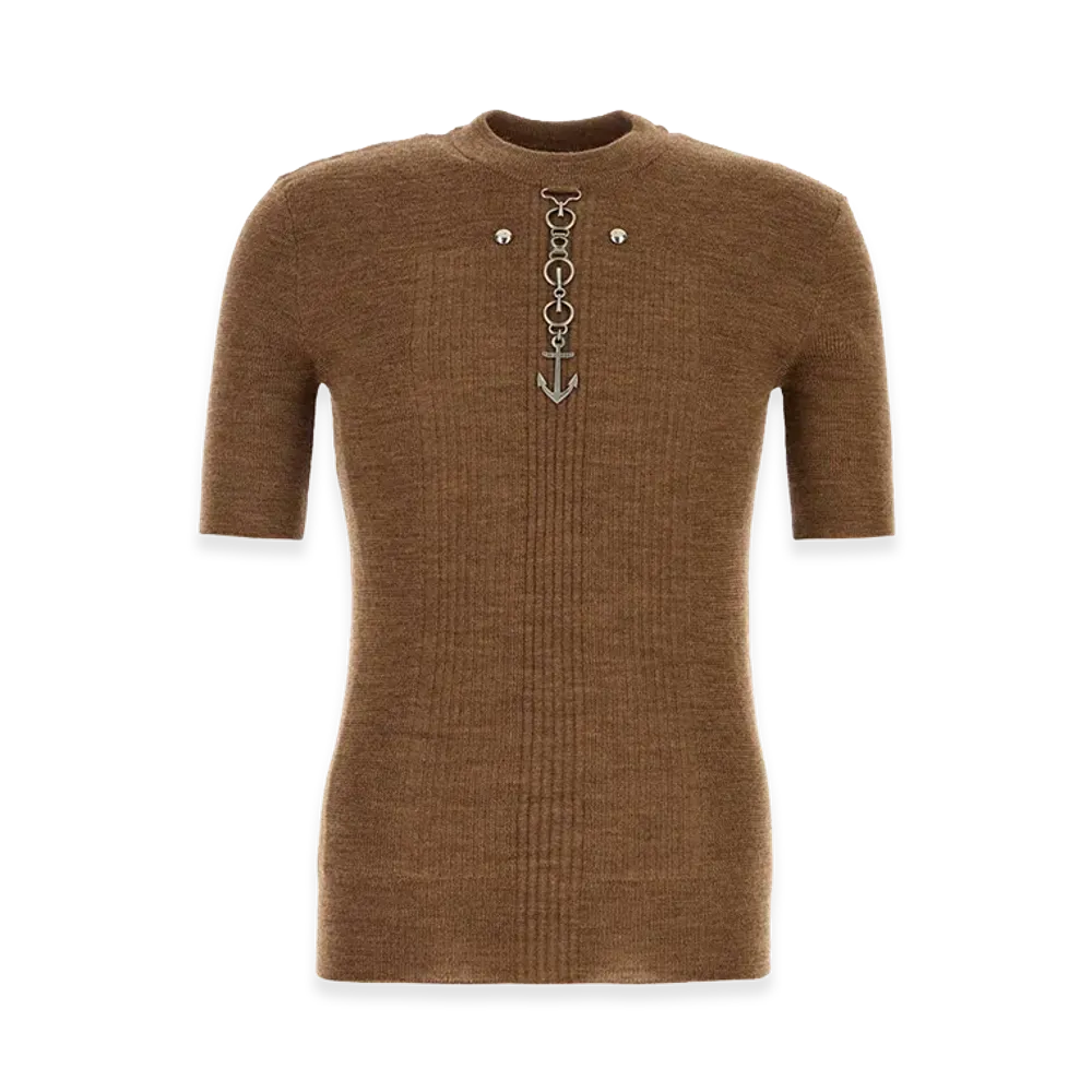 PRADA Caramel Wool Sweater "Camel"