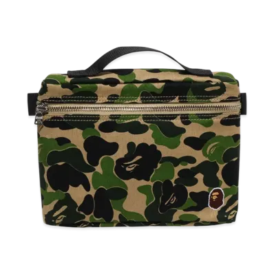 A BATHING APE ABC Camo Music Pouch Travel "Green"