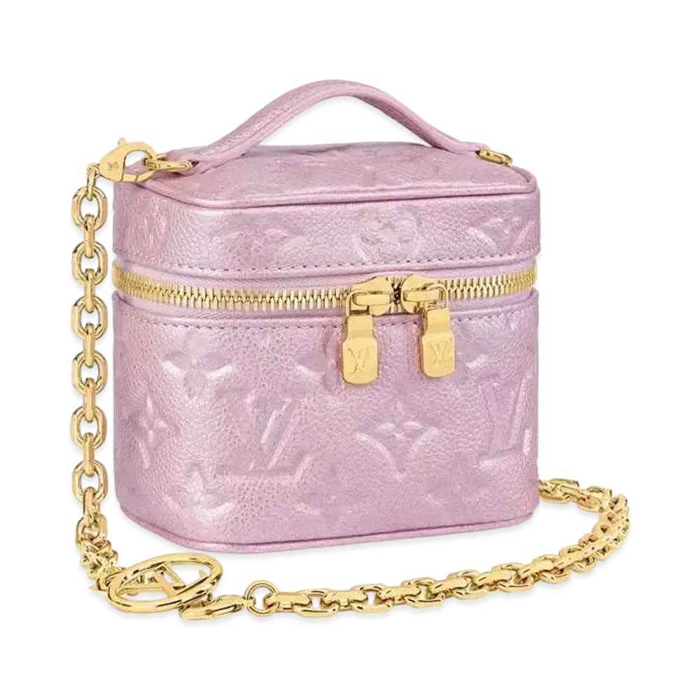 Louis Vuitton Micro Vanity Monogram Empreinte Leather "Wisteria"