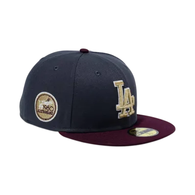 NEW ERA 59Fifty All-Star Game Side Patch Los Angeles Dodgers "Dark Graphite/Maroon"
