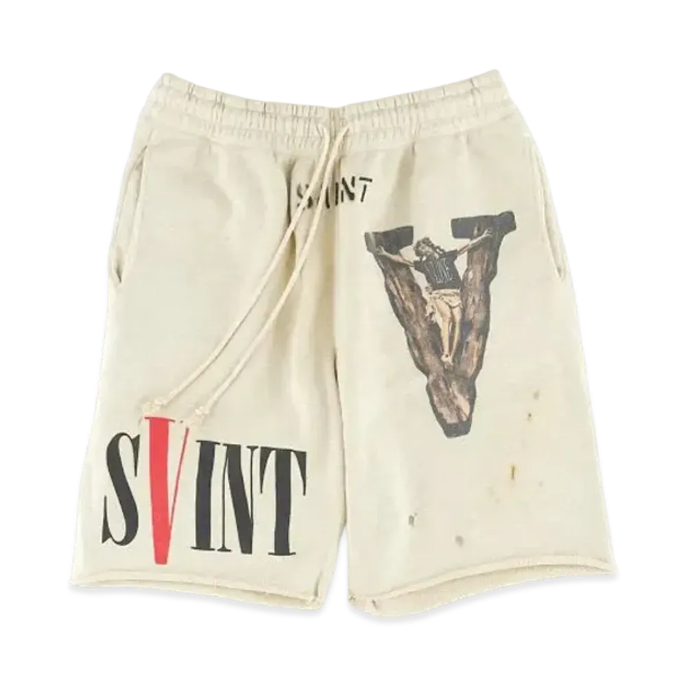 SAINT Mxxxxxx 22SS VLONE SWEAT SHORTS "Grey"