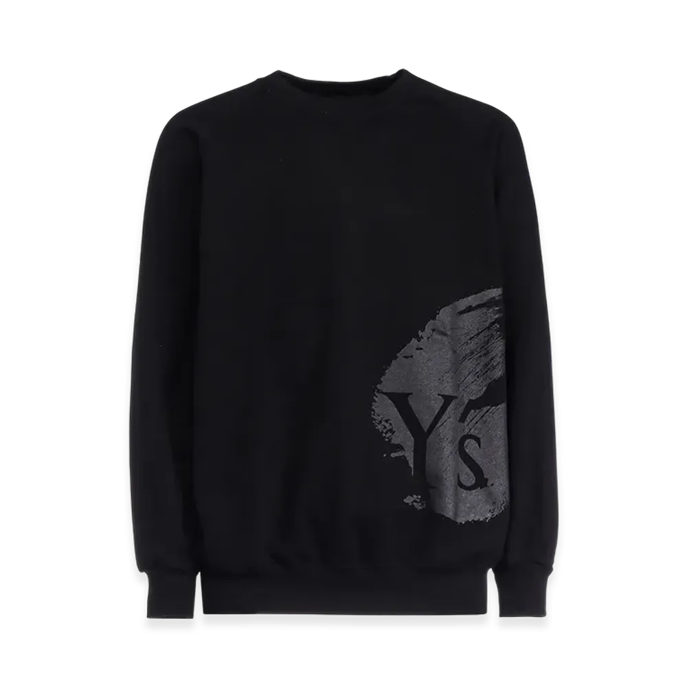 Y's Logo/Blush Print Sweatshirt "Black"