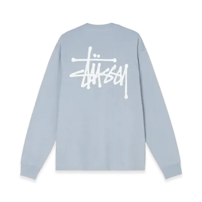 Stussy Basic Stussy LS Tee 2021 "Steel"