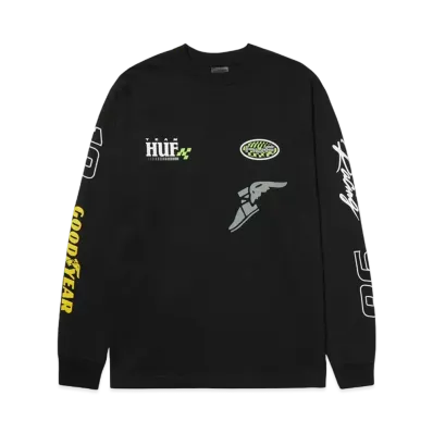 HUF x GOODYEAR Performance LS Tee "Black"