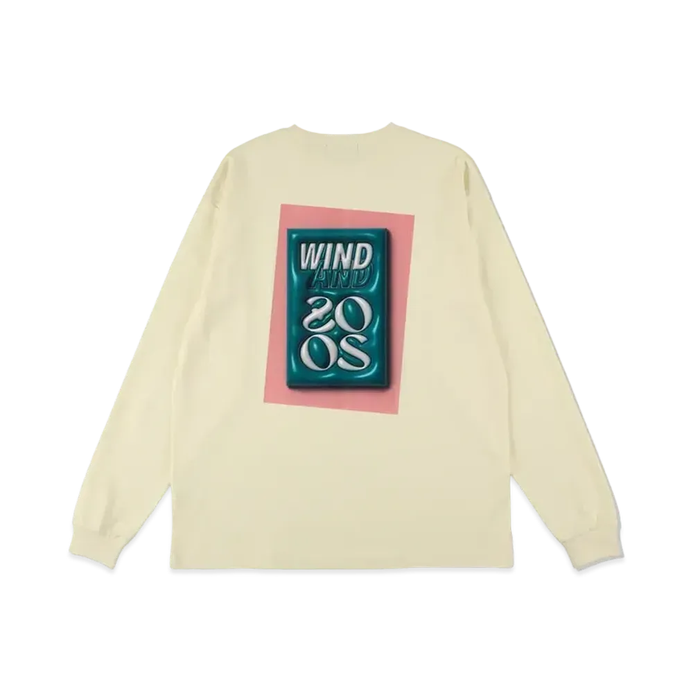 WIND AND SEA x ZOOS L/S Tee "Ivory"