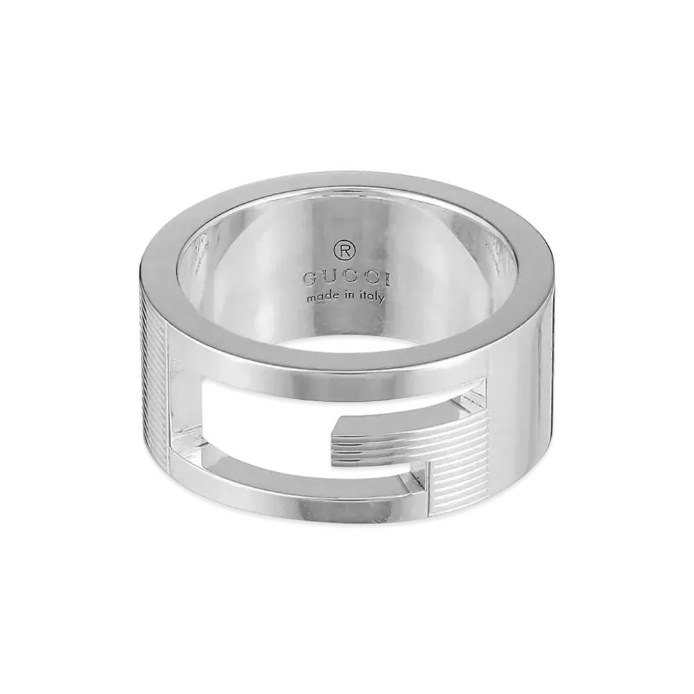 Gucci Branded Regular G ring "Silver"